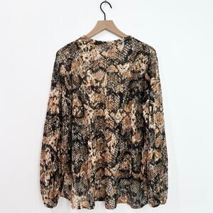 Free People | Tops | Free People Python Print Out For The Night Top ...